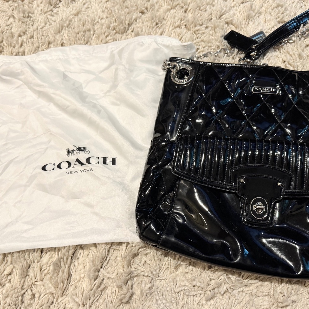 Vintage Coach Patent leather Bag